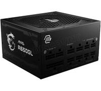 MSI MAG A650GL Bloc d'alimentation, 650 W, 80 Plus Gold, entièrement modulaire, Ventilateur FDB 120 mm avec roulement à Billes Dynamique, Full-Bridge LLC, câbles Plats Noirs - Garantie 7 Ans