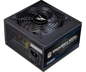 Alimentation ATX Zalman MegaMax TXII - 500W (Noir)