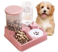 Alimentation automatique pour chats et distributeur : nourriture à double fonction et station d'eau, 2 en 1 Gamelle d'alimentation pour animaux de compagnie | Direction automatique pour bonbons