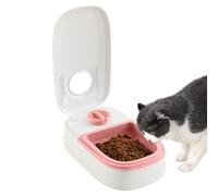 Alimentation automatique pour chats : gamelle automatique pour chiens et chats, bols pour animaux séparés pour aliments secs et humides, double nourriture | Distributeur temporaire de