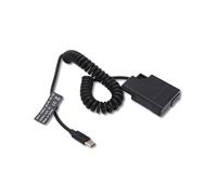 Alimentation Batterie Factice DC - Compatible D3300 D5200 D5500, Réduction de Chaleur, Port Type C, Autonomie Prolongée, Adaptateur Caméra Polyvalent