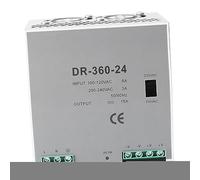 Alimentation CA vers CC, 360 W 100-120 V CA 200-240 V Convertisseur d'alimentation d'entrée CA Indicateur LED Contre Les Courts-Circuits monté sur Rail DIN pour