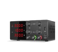 Alimentation CC 30 V 10 A 300 W, réglable, for établi de maintenance, charge rapide, régulateur de tension et de courant, interface USB(30V10A Black)