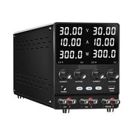 Alimentation CC 30 V 10 A réglable avec affichage numérique, régulateur de tension de laboratoire à double canal, sorties multiples 120 V 3 A et 60 V 5 A faible niveau sono(120V 3A-Dual)