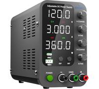 Alimentation CC variable, 0~120V 0~3A commutation réglable, alimentation régulée CC avec charge rapide USB et type-C, bouton d'encodeur, interrupteur marche/arrêt de sortie, affichage LED à 4 chiffres