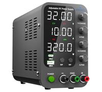 Alimentation CC variable, 0~32V 0~10A commutation réglable, alimentation régulée CC avec charge rapide USB et type-C, bouton d'encodeur, interrupteur marche/arrêt de sortie, affichage LED à 4 chiffres