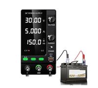 Alimentation CC variable, régulateur de tension de laboratoire 30 V 10 A, 60 V, 120 V 3 A avec encodeur et charge de batterie USB réglable faible niveau sono(60V5A)