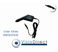 Alimentation Chargeur voiture auto sur prise allume cigare pour ordinateur portable HP COMPAQ Pavilion DV5200 - Visiodirect -