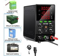 Alimentation DC Lab-Bench, sortie 30V 10A, capacité de charge rapide, 120V 3A OCP