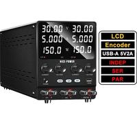 Alimentation DC Lab, sortie double canal, USB-A 5V 2A, double 30V 5A, AC 220V
