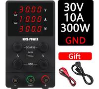 Alimentation DC réglable, 30V 10A, 60V 5A, 30V 10A, 220V
