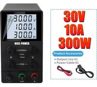 Alimentation DC réglable LCD, 30V 5A, 60V 5A, 120V 3A, LCD 30V10A SPS3010D