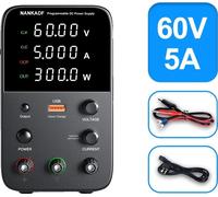 Alimentation DC réglable, sortie 30V 10A, protection OCP ,Blac WPS605H 60V5A