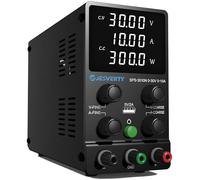 Alimentation DC Variable, 30V 10A Régulable à Commutation Réglable DC Banc Alimentation Linéaire avec Affichage LED à 4 Chiffres de Haute Précision, Port USB 5V/2A, Réglages Grossiers et Fins