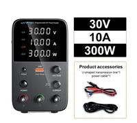 Alimentation DC Wanptek, tension de sortie 30V/60V/120V, courant réglable jusqu'à 10A ,WPS3010H
