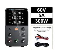 Alimentation DC Wanptek, tension de sortie 30V/60V/120V, courant réglable jusqu'à 10A ,WPS605H