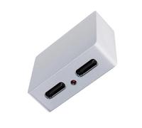 Alimentation DC5V USB C et répartiteur de signaux Boîtier en aluminium Dissipation thermique pour les appareils Raspberry Prise en du son Répartiteur de données USB C universellement compatible