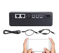 Alimentation de batterie de routeur - Alimentation de batterie de secours 10400 mAh - Compact sans interruption, petit onduleur, UPS de secours pour moniteur