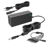 Alimentation de caméra de sécurité, Alimentation 12V 5A Compatible avec Annke Swann Samsung Q-See Night Owl Lorex caméras de CCTV et système de Surveillance CCTV DVR, avec 8 câbles répartiteurs