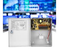 Alimentation de Contrôle d'accès UPS, Boîtier d'alimentation de Contrôle d'accès UPS PWM 12 V 10 A, Entièrement régulé, Refroidissement, pour Contrôle d'accès, Boîtiers