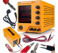 Alimentation de Laboratoire AmpRush RARES-3210 - 32V 10A | Haute Précision | Écran LCD | Sécurité ROSFIX PROTECT