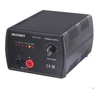 Alimentation de laboratoire réglable VOLTCRAFT CSP-300 3, 4.5, 6, 7.5, 9, 12 V, V, V, V, V, V (max.) 3 A (max.) 36 W Nbr. de