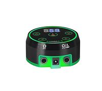 Alimentation de tatouage numérique professionnelle mise à jour Mini fournitures de tatouage LCD pour machine à tatouer (Aurora II Noir)