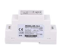 Alimentation Découpage Rail DIN DR-15-5 5V 3A 15W AC/DC 100-240V Modulation PWM pour Installation Électrique Industrielle