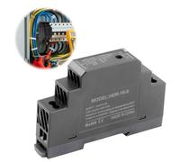 Alimentation DIN-Rail 5 V DC 3 A 15 W, Transformateur DIN-Rail AC 200-240 V Réglable, Convertisseur DIN Pour Maison Ou Automatisation Industrielle, Boîtier DIN Stable