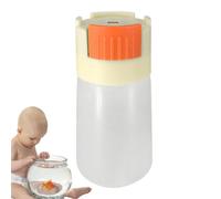 Alimentation du poisson | 4,45 pouces en stock Abs Abs Stockage des aliments pour chiens | Leçons pratiques et transparentes avec un couvercle facile à utiliser pour un contrôle des aliments parfaits