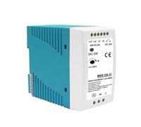 Alimentation électrique 5V 12V 24V 48V, bloc de graisse, Rail DIN/laboratoire/alimentation réglable, Source automobile DC MDR 60W-100W(MDR-100-12)