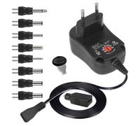 Alimentation électrique réglable 3 12V 12W, avec embouts USB cc, chargeur multifonction, régulateur de tension Portable, interrupteur, adaptateur d'alimentation