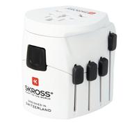 Skross 61260 adaptateur prise d'alimentation Universel Blanc