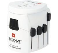 Skross 61260 adaptateur prise d'alimentation Universel Blanc