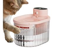 Alimentation en eau pour chats, filtration profonde automatique, silencieux, alimentation en eau pour animaux de compagnie pour chiens, chatons, chiots, intérieur, appartements, dortoirs, voyages