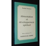 Steiner – Alimentation et développement spirituel – Livre
