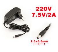 KALEA-INFORMATIQUE Alimentation Secteur 220V vers 7.5V DC 2A 5.5x2.5mm | Alimentation secteur 220 V vers 7,5 V DC 2 A avec connecteur 5,5 × 2,5 mm.