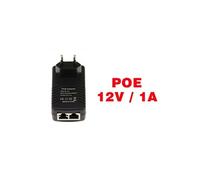 KALEA-INFORMATIQUE Injecteur PoE 12V 1A RJ45 | Injecteur PoE convertissant le 220 V vers une sortie 12 V 1 A avec alimentation par Ethernet sur connecteurs RJ45.