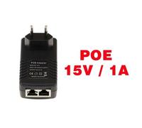 KALEA-INFORMATIQUE Alimentation Externe POE Power Over Ethernet 220V vers 15V 1A. Injection + sur Fils 4 et 5, et - sur Fils 7 et 8. Entrée et Sortie RJ45.
