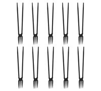 Alimentation facile à manger, fourchette a baguettes, combo fourchettes kour la maison, léger avec des ustensiles compacts, non glissants pour l'école, les voyages, mes, zes repas de bureau, e