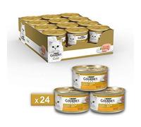 Alimentation humide pour chat - GOURMET - Purina Gold - Mousse au Foie - Pack de 24 canettes - 85 g