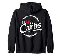 Alimentation Humour Amour Glucides Pommes de Terre Pain Pâtes Charge de Glucides Sweat à Capuche