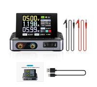 Alimentation laboratoire 30V 5A Alimentation stabilisée CNC DC 0-30V 0-5A Écran couleur IPS 2,8 pouces, entrée PD/QC/DC, sortie tension et courant constants, ordinateur central PC DPS-150.