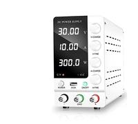 Alimentation Laboratoire, Encodeur réglable alimentation cc 30V 10A régulateur de tension LCD numérique laboratoire stabilisateur commutation laboratoire puissance banc Source(SPS-C3010 White)