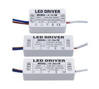 Alimentation LED 300 mA 1-3 W 3-5 W 4-7 W 8-12 W 12-18 W 18-25 W 25-36 W ; bloc d'alimentation 350 mA AC 90-265 V ; éclairage(8-12W 250mA)