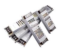 Alimentation LED DC 12 V 24 V 60 W 100 W 150 W 200 W 300 W Transformateurs d'éclairage AC 190-240 V Pilote LED Bande LED Laboratoire(24V 60W)