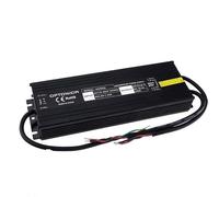 Alimentation LED Étanche IP67 - 200W 12V - Aluminium Noir - Garantie 3 Ans