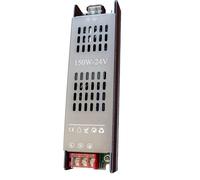 Alimentation LED Slim 24V CC, 150 W, transformateur DIP réglable (25%-100%), entrée 200-240 V CA, IP20