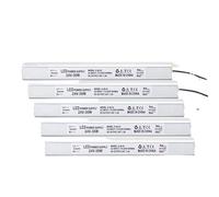 Alimentation LED, sortie DC 12 V/24 V, 36 W, entrée AC 175 V-250 V, transformateur d'éclairage avec boîtier en aluminium.(24V-36W-5 Pieces)