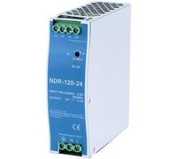 Alimentation Mean Well NDR-120-24 120W 5A 24V, sur DIN
